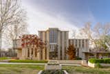 A rare architectural gem, Westhope is one of only three Wright-designed structures in Oklahoma. Arranged in pillar-like forms, the home’s 5,200 glass panes create a striking vertical pattern while drawing in an abundance of daylight.