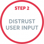 Don’t trust any user input